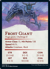 Frost Giant Art Card (Gold-Stamped Signature) [Dungeons & Dragons: Adventures in the Forgotten Realms Art Series] | Good Games Adelaide SA