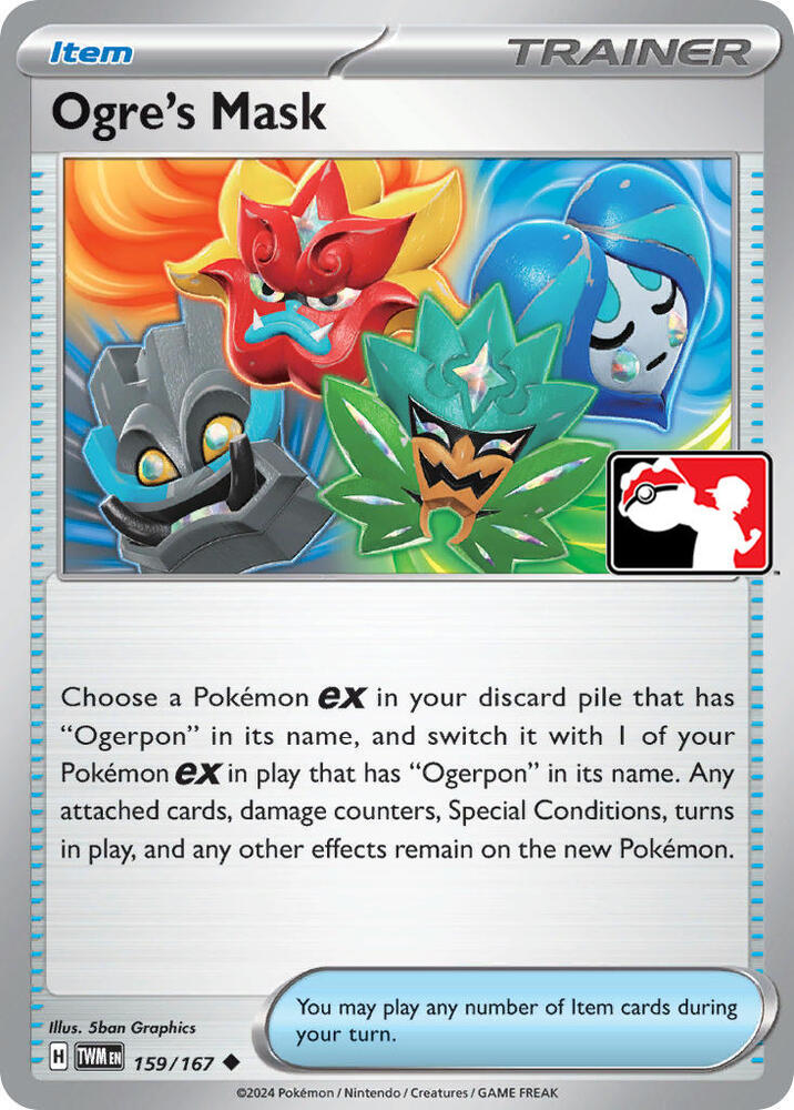 Ogre's Mask Series 6 159/167 (Prize Pack Series Cards)  - Holofoil | Good Games Adelaide SA