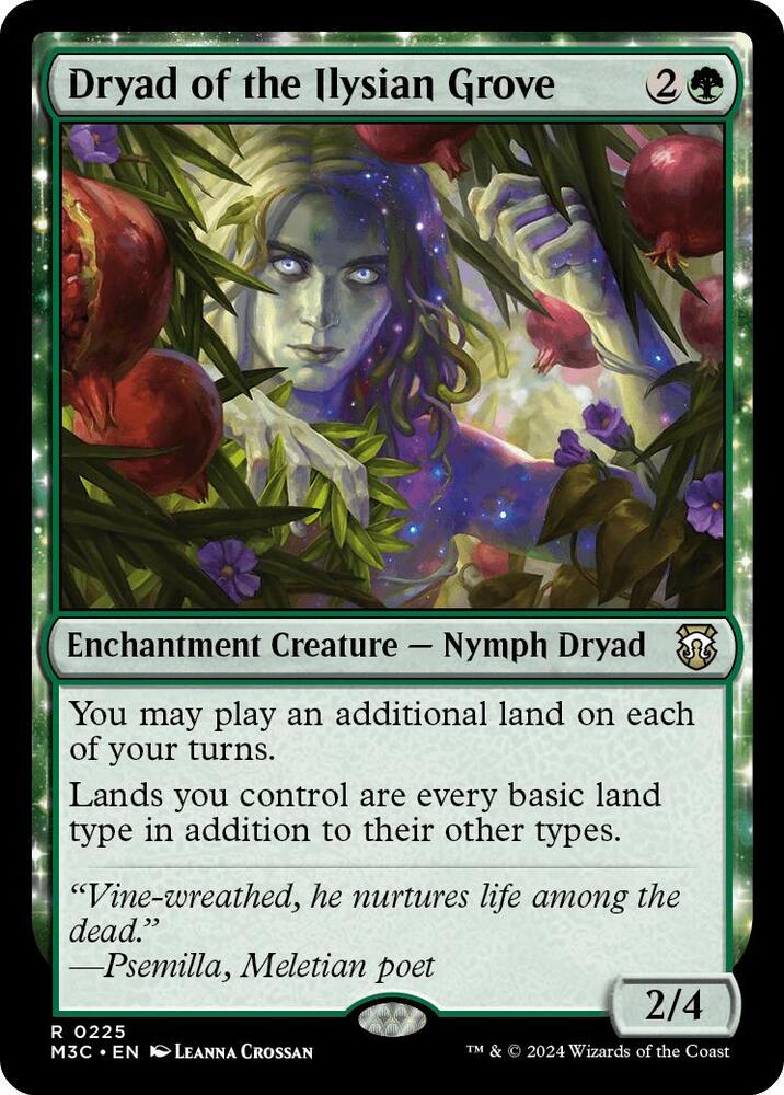 Dryad of the Ilysian Grove 225/411 (Commander: Modern Horizons 3)  - Ripple Foil | Good Games Adelaide SA