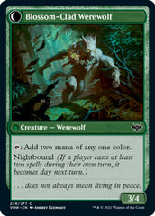 Weaver of Blossoms // Blossom-Clad Werewolf [Innistrad: Crimson Vow] | Good Games Adelaide SA