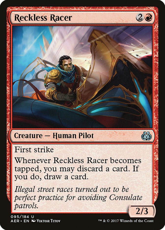 Reckless Racer 95 (Aether Revolt)  - Foil | Good Games Adelaide SA