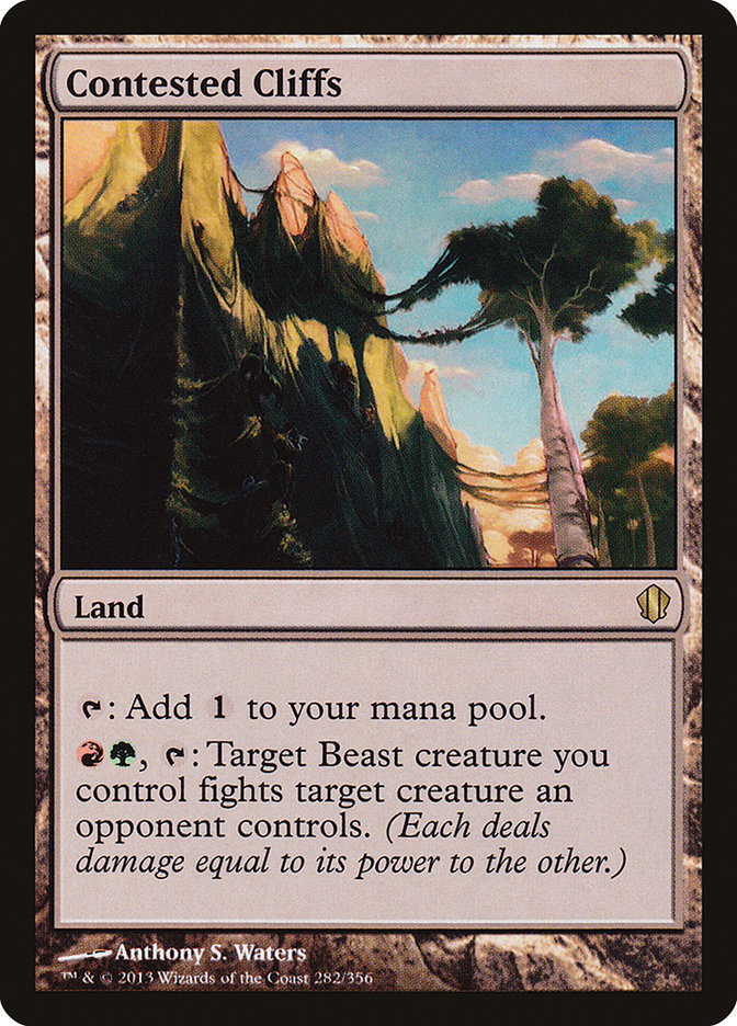 Contested Cliffs 282 (Commander 2013)  | Good Games Adelaide SA