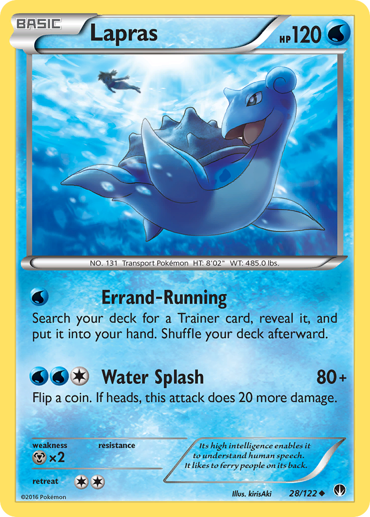 Lapras (28/122) [XY: BREAKpoint] | Good Games Adelaide SA