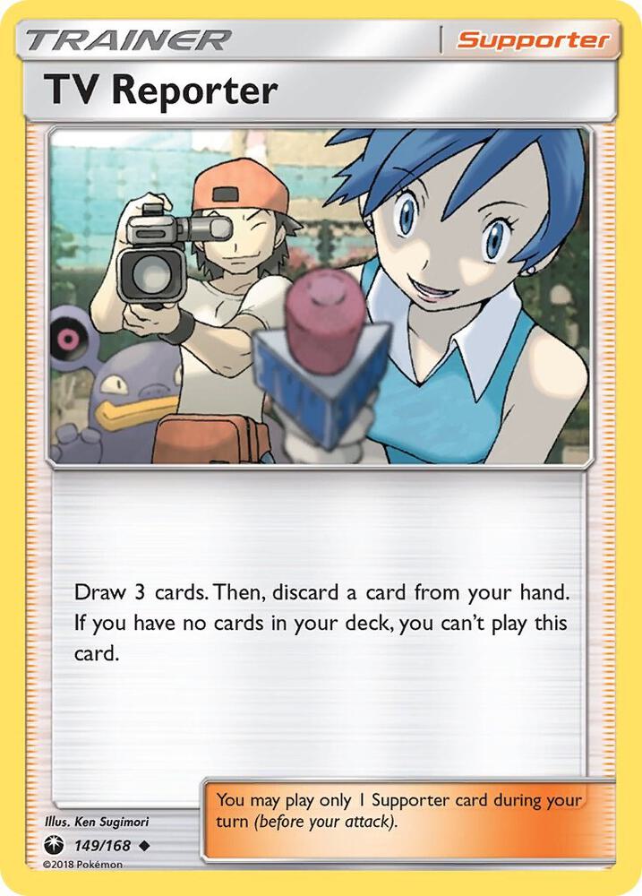 TV Reporter 149/168 (SM - Celestial Storm)  | Good Games Adelaide SA