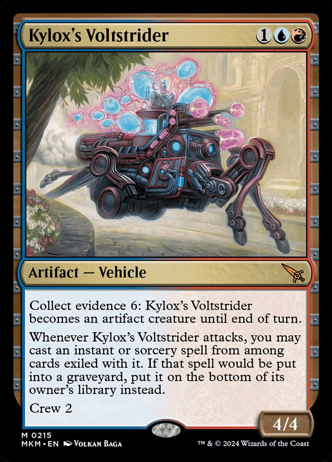 Kylox's Voltstrider 215 (Murders at Karlov Manor)  - Foil | Good Games Adelaide SA