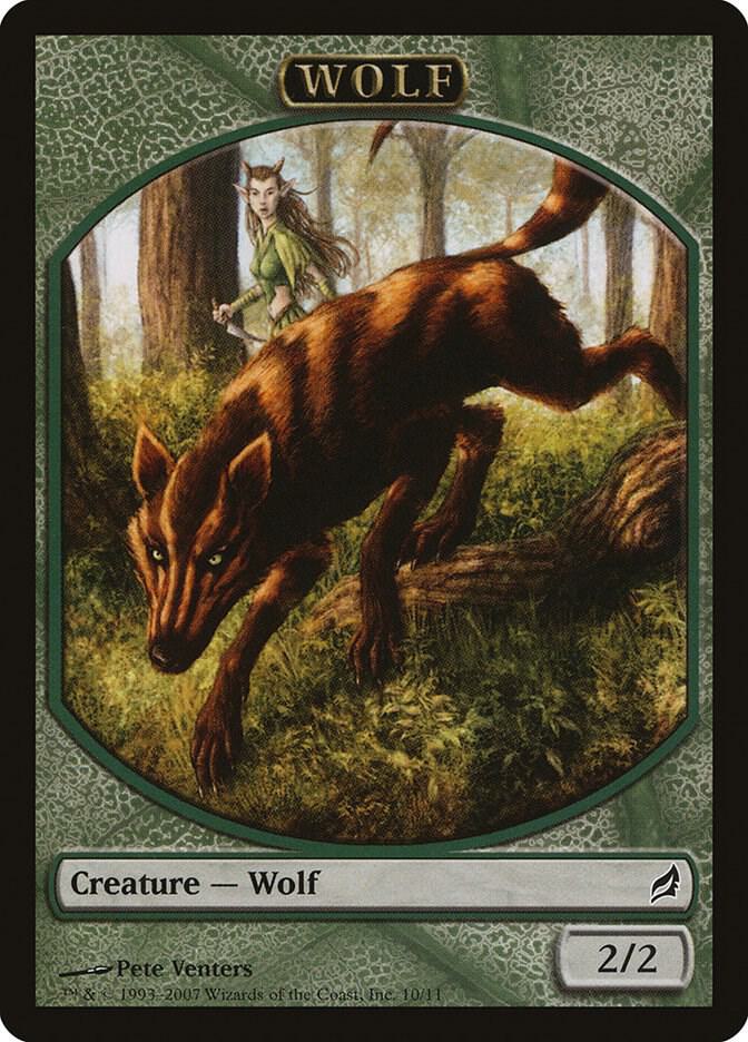 Wolf Token 10 (Lorwyn)  | Good Games Adelaide SA