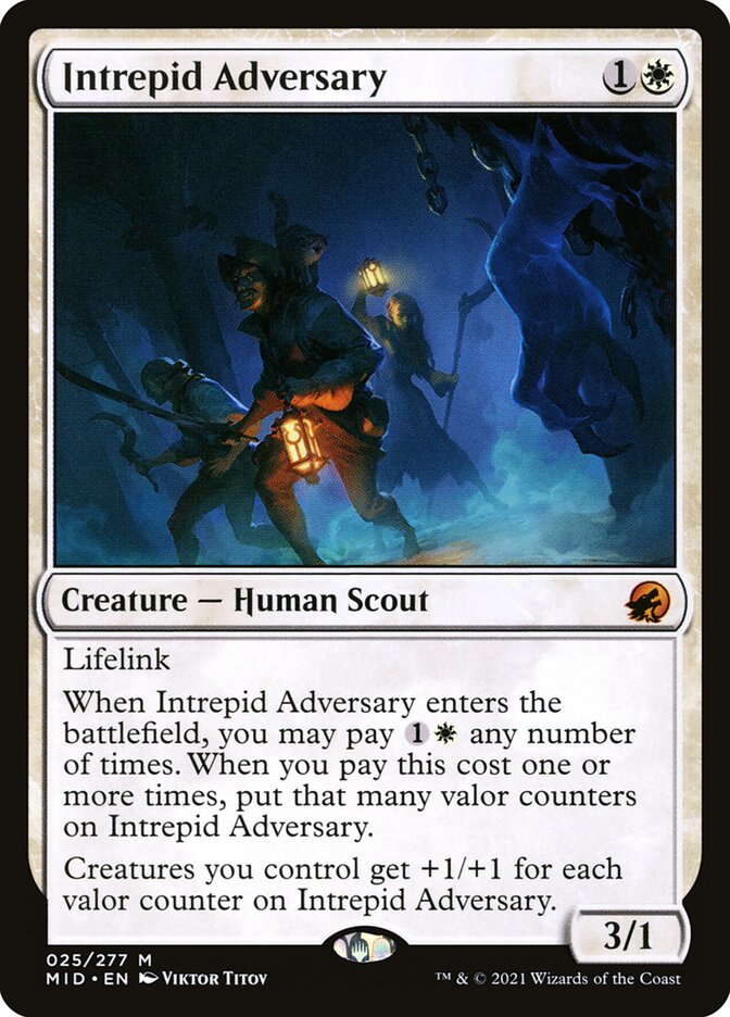 Intrepid Adversary 25 (Innistrad: Midnight Hunt)  | Good Games Adelaide SA