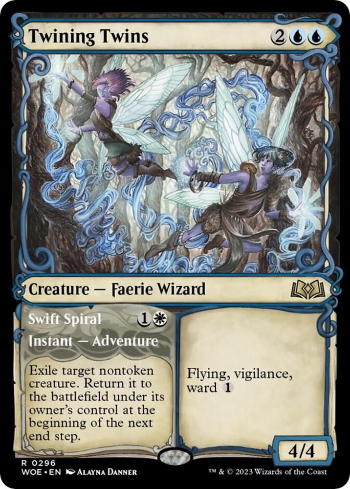 Twining Twins // Swift Spiral 296 (Wilds of Eldraine)  | Good Games Adelaide SA