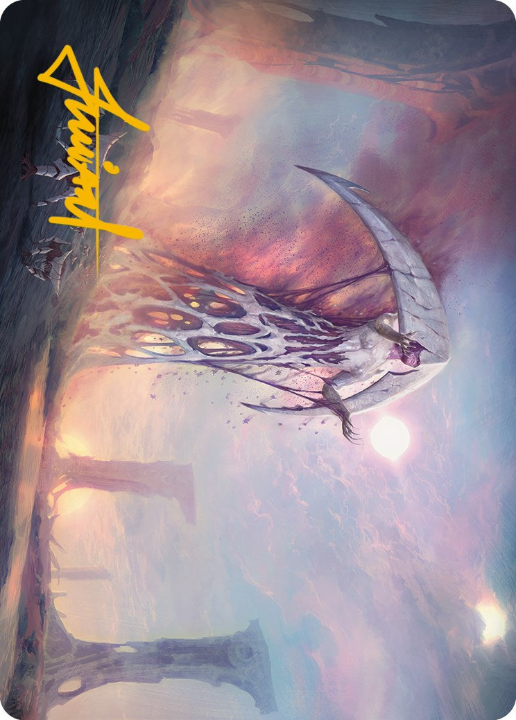 White Sun's Twilight Art Card (Gold-Stamped Signature) [Phyrexia: All Will Be One Art Series] | Good Games Adelaide SA