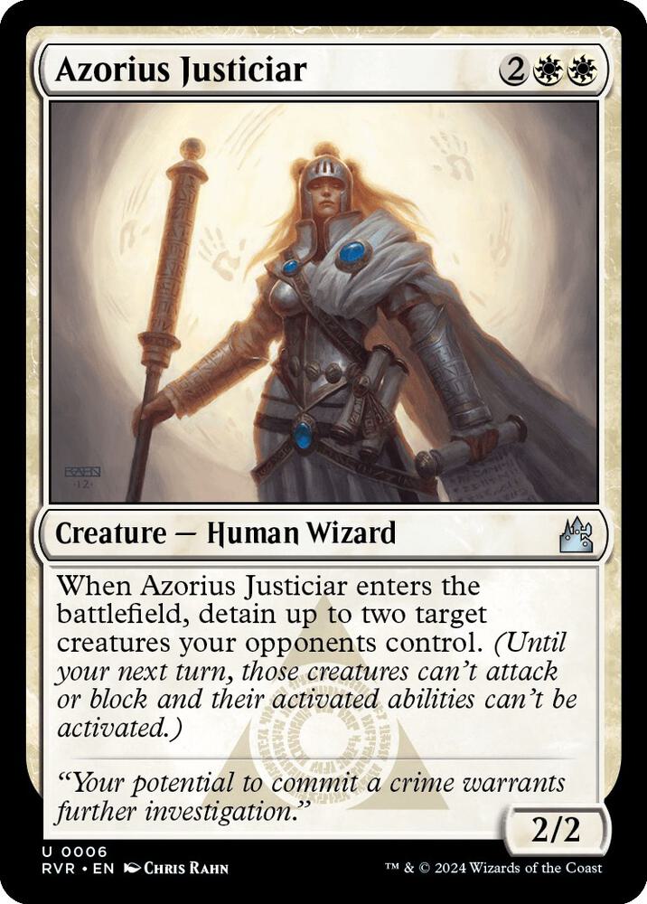 Azorius Justiciar 6 (Ravnica Remastered)  - Foil | Good Games Adelaide SA
