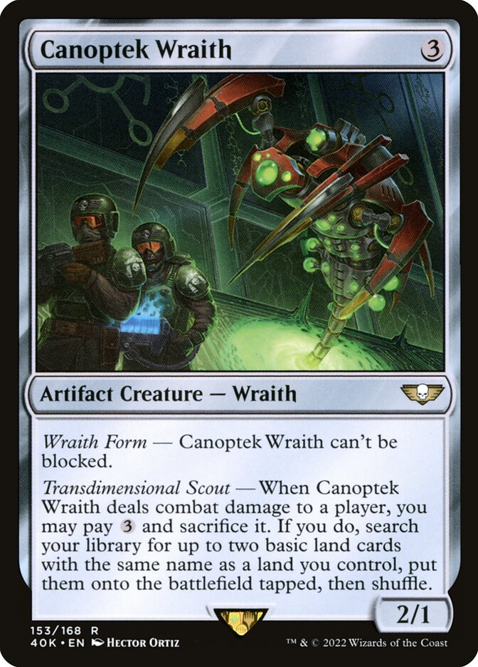 Canoptek Wraith 153 (Universes Beyond: Warhammer 40,000)  | Good Games Adelaide SA