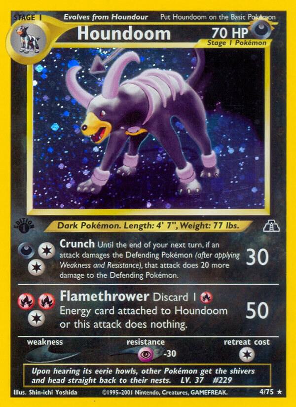 Houndoom 04/75 (Neo Discovery)  - 1st Edition Holofoil | Good Games Adelaide SA