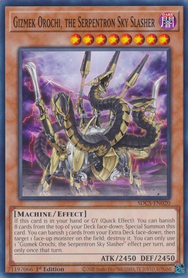 Gizmek Orochi, the Serpentron Sky Slasher [SDCS-EN020] Common | Good Games Adelaide SA