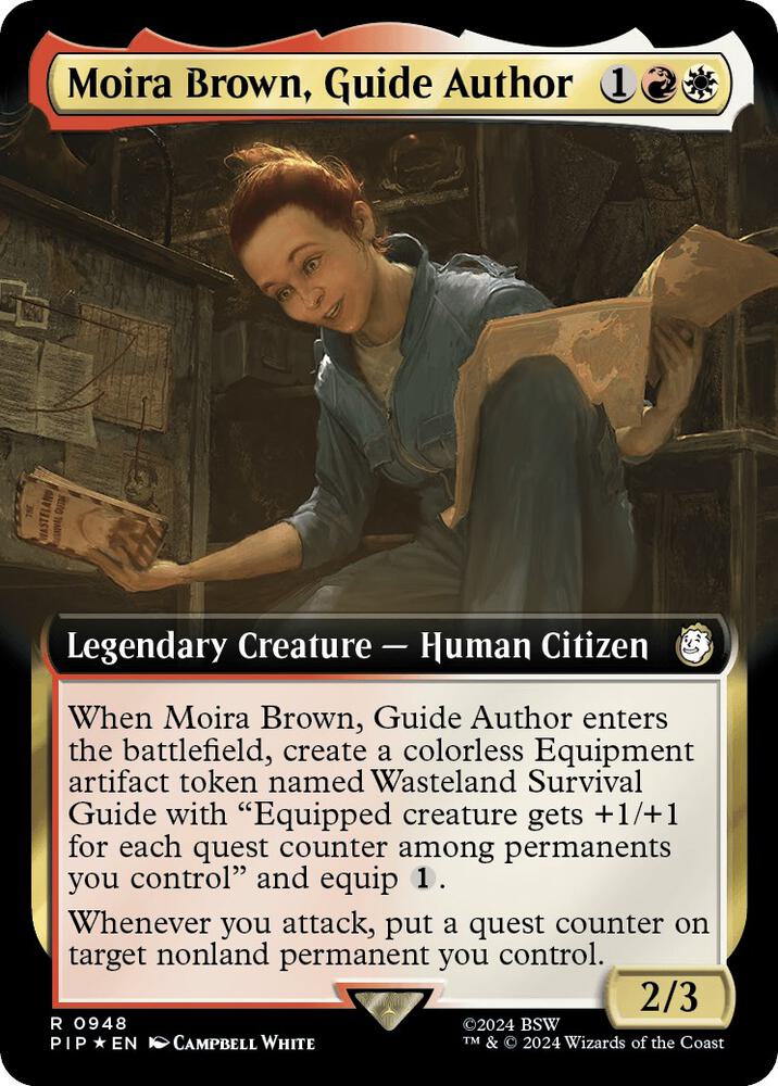 Moira Brown, Guide Author 948 (Universes Beyond: Fallout)  - Foil | Good Games Adelaide SA