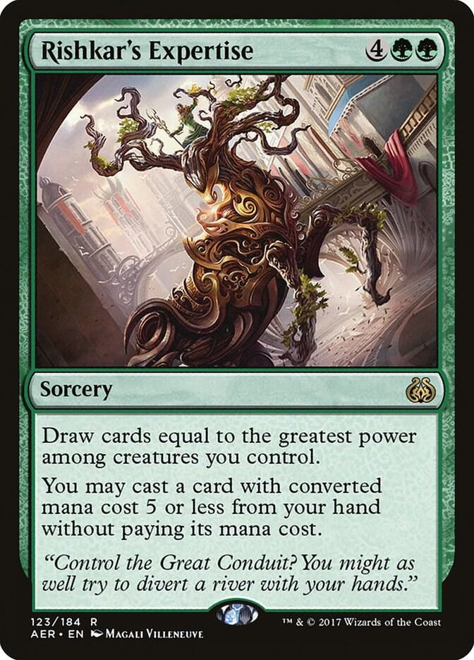 Rishkar's Expertise 123 (Aether Revolt)  - Foil | Good Games Adelaide SA