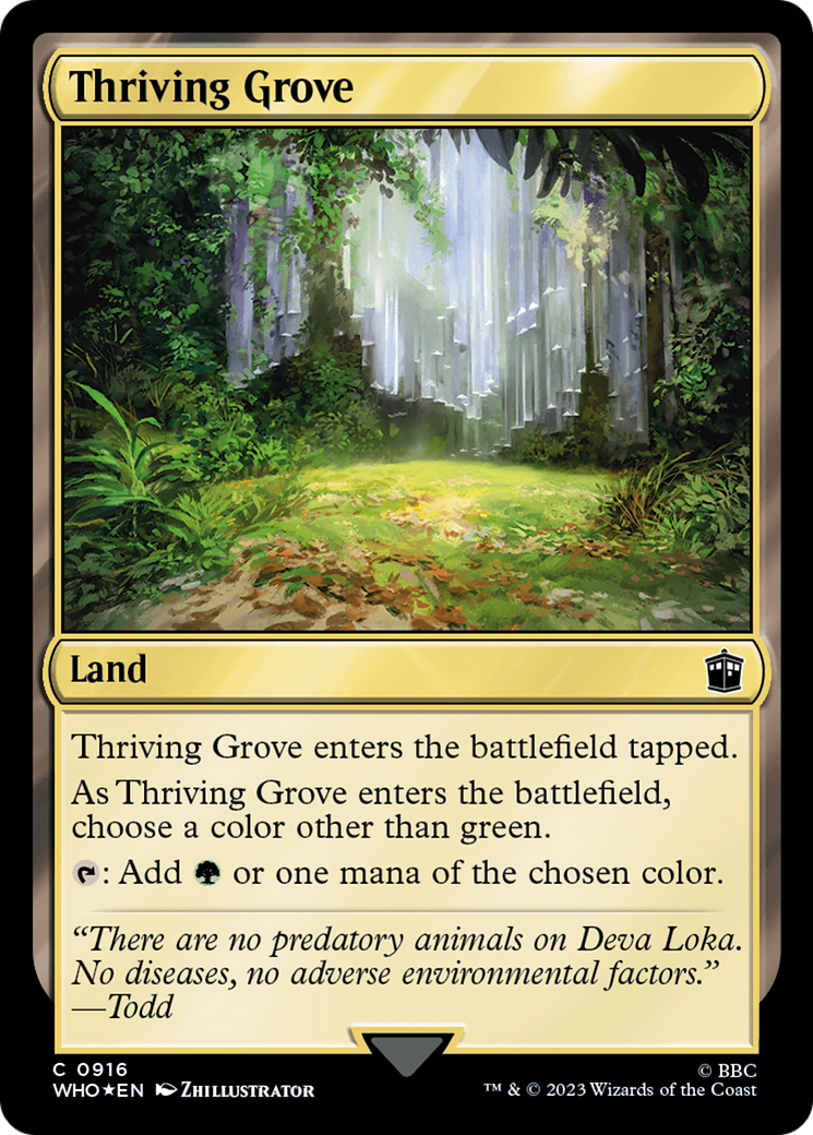 Thriving Grove (Surge Foil) [Doctor Who] | Good Games Adelaide SA