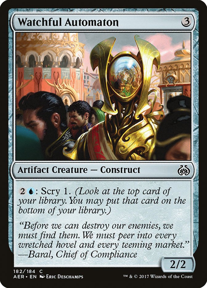 Watchful Automaton 182 (Aether Revolt)  | Good Games Adelaide SA