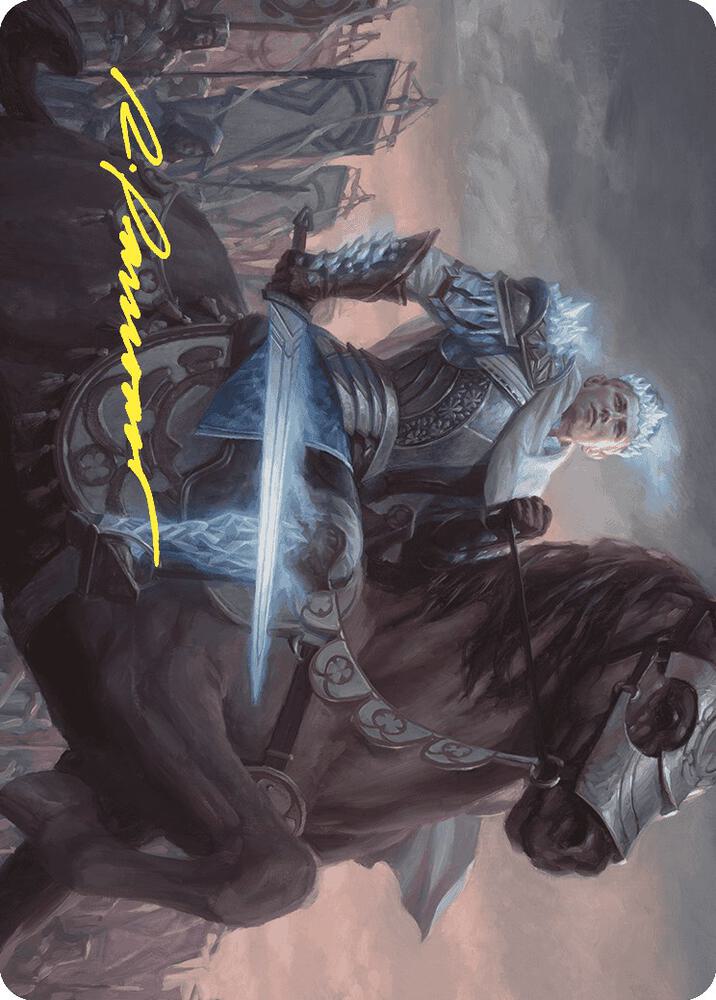 Will Scion of Peace Art Card Gold Stamped Signature 34 (Art Series: Wilds of Eldraine)  | Good Games Adelaide SA