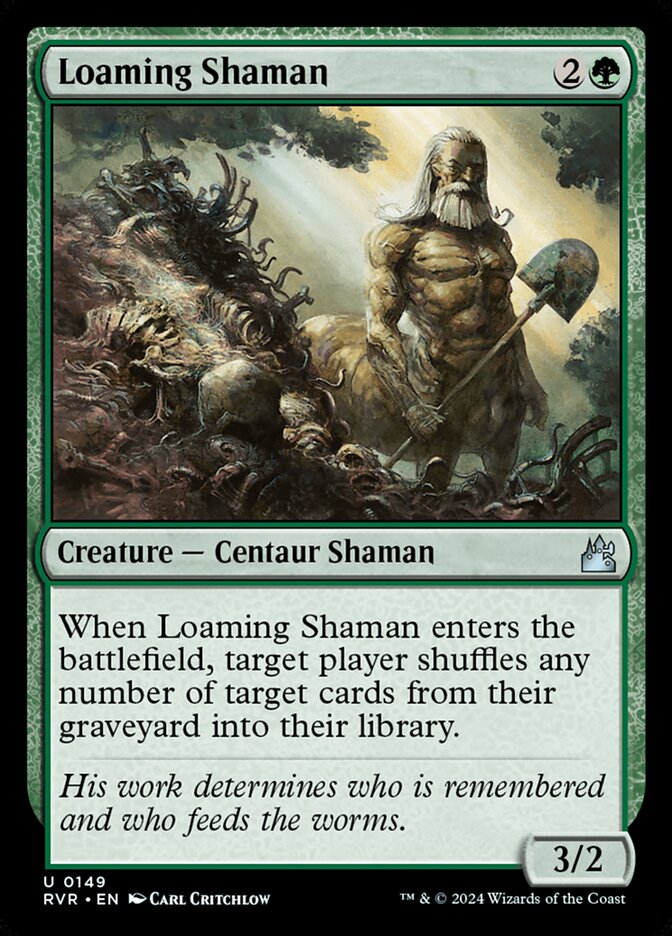 Loaming Shaman 149 (Ravnica Remastered)  - Foil | Good Games Adelaide SA