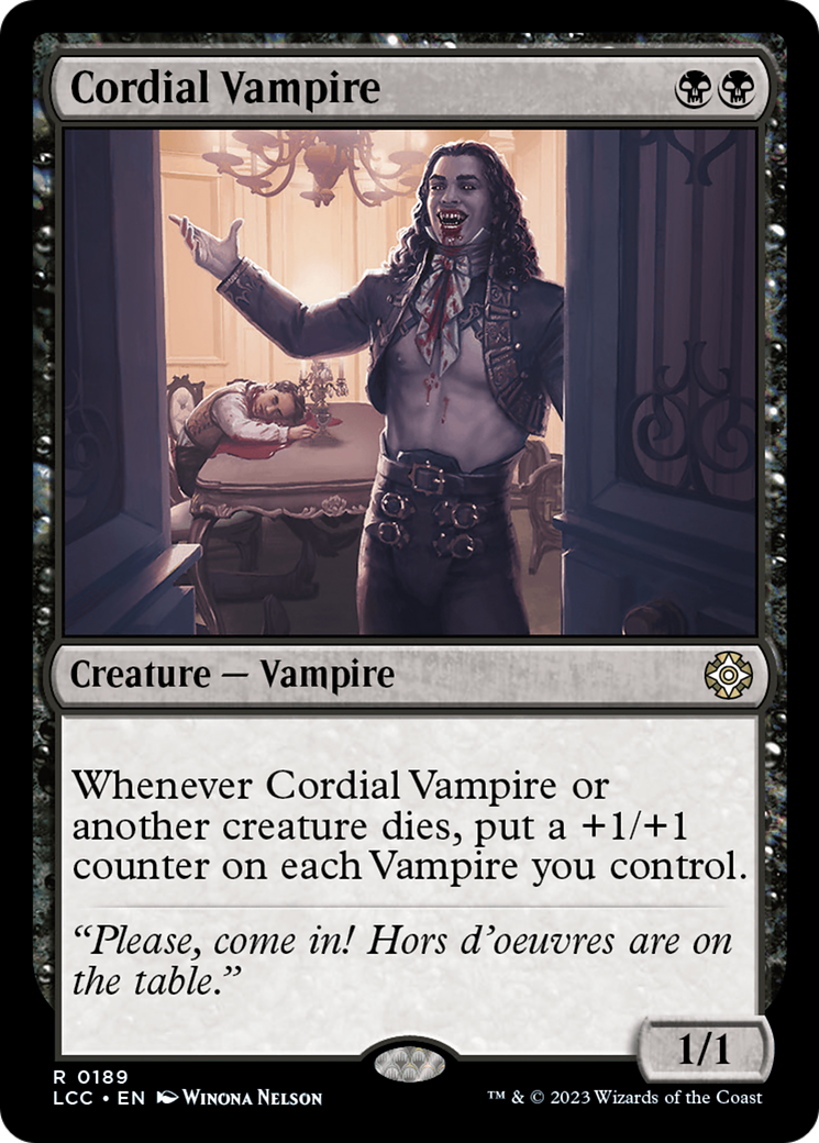 Cordial Vampire [The Lost Caverns of Ixalan Commander] | Good Games Adelaide SA