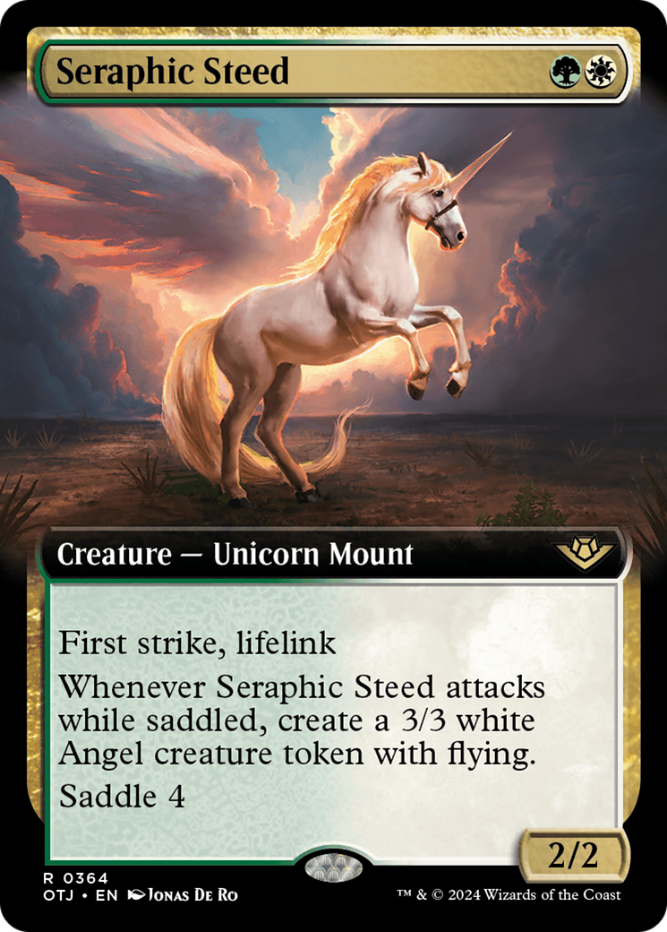 Seraphic Steed (Extended Art) [Outlaws of Thunder Junction] | Good Games Adelaide SA