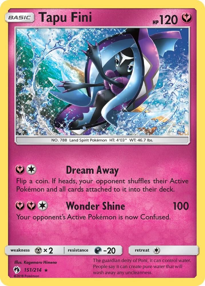 Tapu Fini 151/214 (SM - Lost Thunder)  - Holofoil | Good Games Adelaide SA