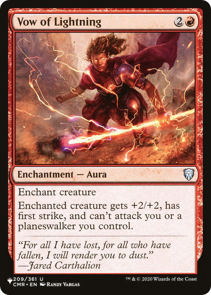 Vow of Lightning 209/361 (The List Reprints)  | Good Games Adelaide SA