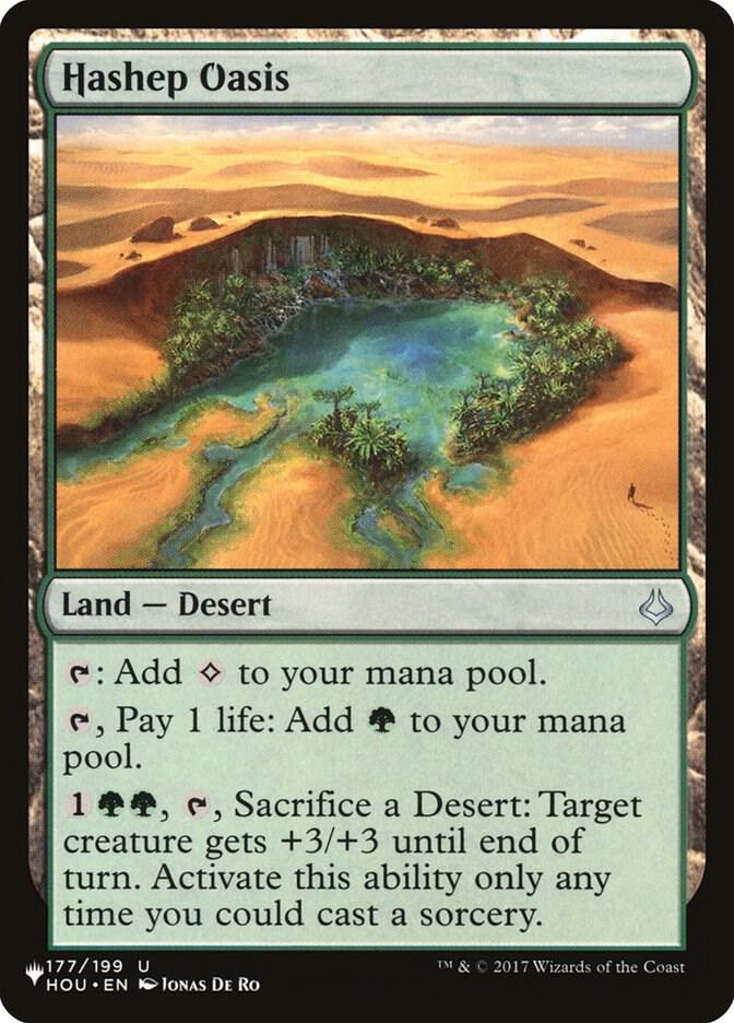 Hashep Oasis 177/199 (The List Reprints)  | Good Games Adelaide SA