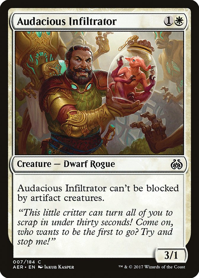 Audacious Infiltrator [Aether Revolt] | Good Games Adelaide SA