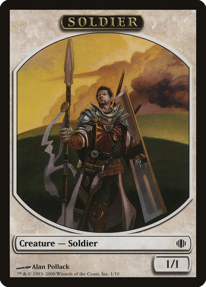 Soldier Token [Shards of Alara Tokens] | Good Games Adelaide SA