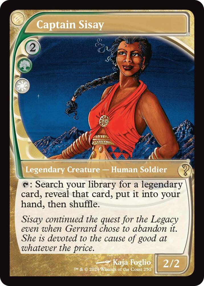 Captain Sisay 250 (Mystery Booster 2)  - Foil | Good Games Adelaide SA