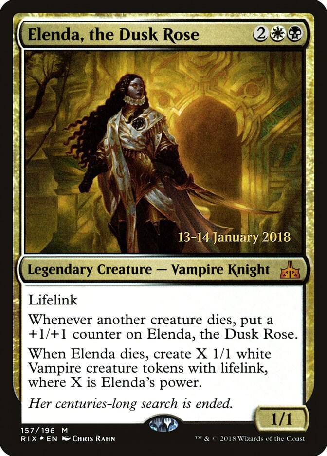 Elenda the Dusk Rose 157 (Prerelease Cards)  - Foil | Good Games Adelaide SA