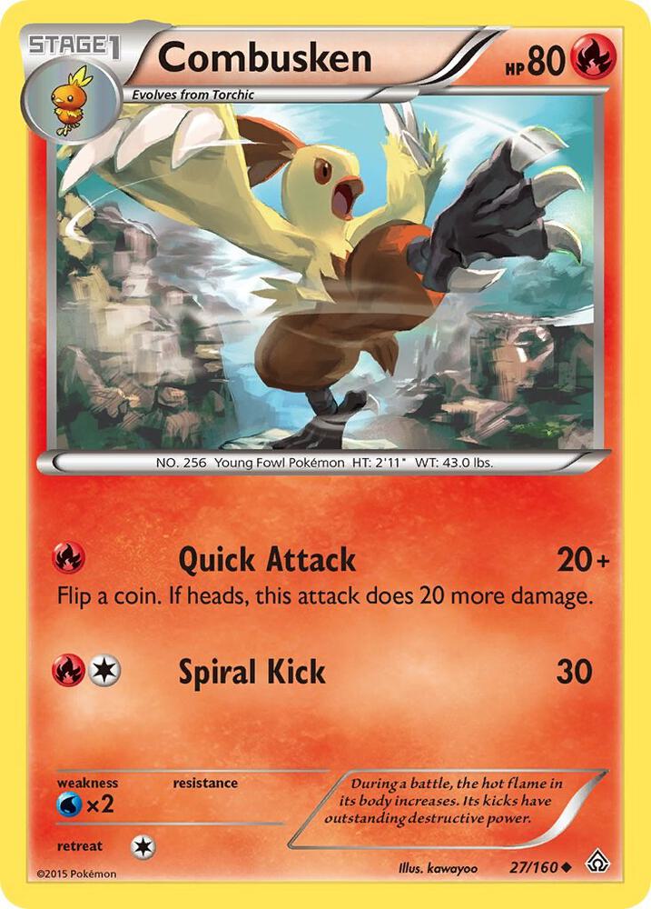 Combusken 27/160 (XY - Primal Clash)  | Good Games Adelaide SA