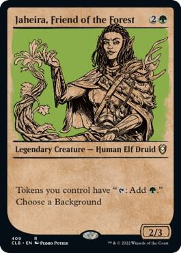 Jaheira Friend of the Forest Showcase 409 (Commander Legends: Battle for Baldur's Gate)  | Good Games Adelaide SA
