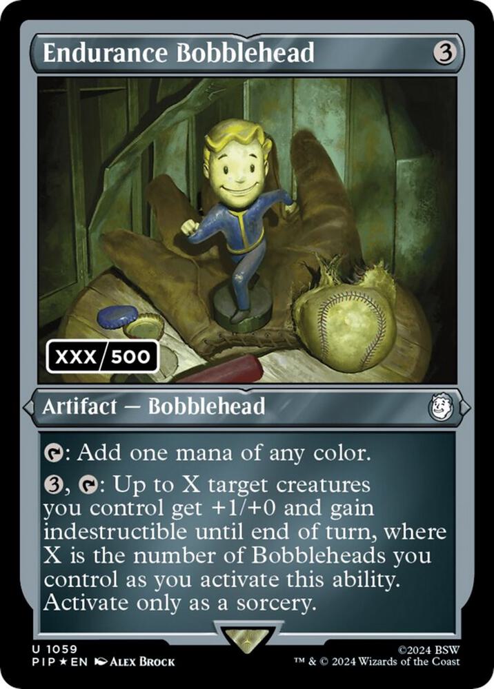 Endurance Bobblehead Serial Numbered 1059 (Universes Beyond: Fallout)  - Foil | Good Games Adelaide SA