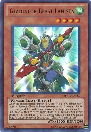 Gladiator Beast Lanista [LCGX-EN252] Ultra Rare | Good Games Adelaide SA