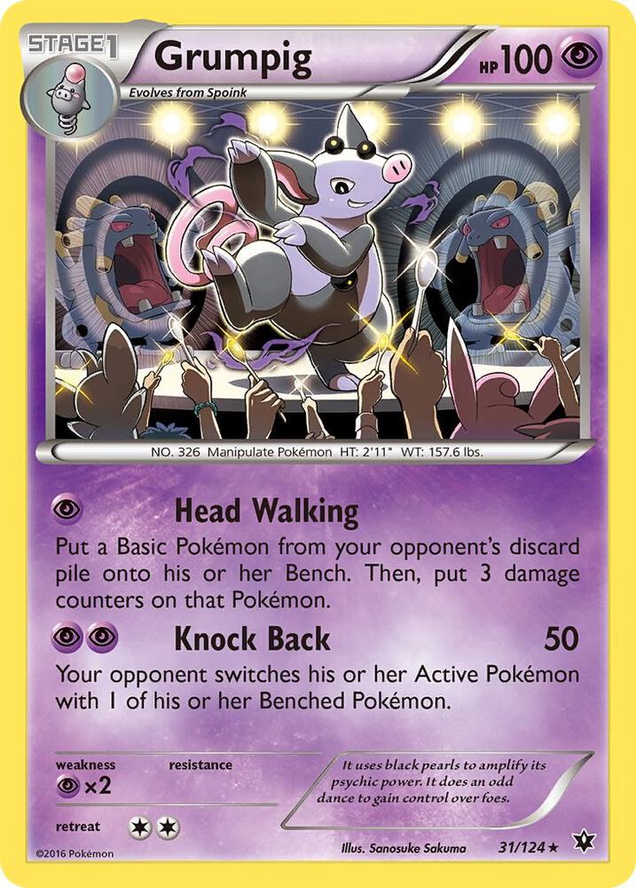 Grumpig 31/124 (XY - Fates Collide)  | Good Games Adelaide SA