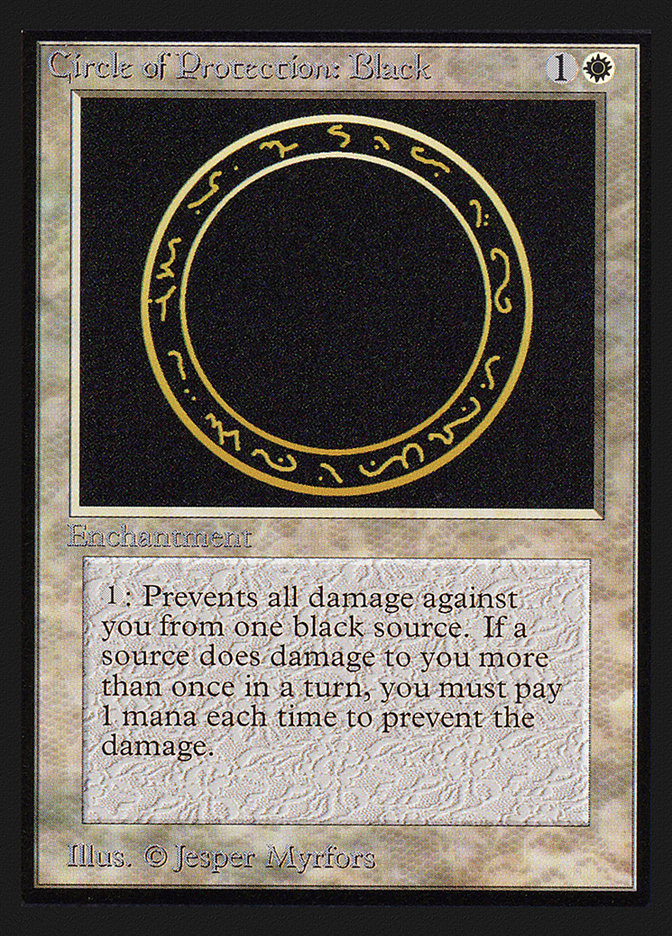Circle of Protection: Black (IE) [Intl. Collectors’ Edition] | Good Games Adelaide SA