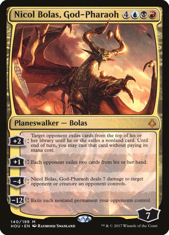 Nicol Bolas God Pharaoh 140 (Hour of Devastation)  | Good Games Adelaide SA