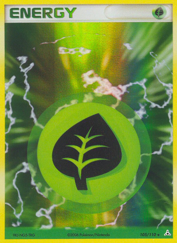Grass Energy (105/110) [EX: Holon Phantoms] | Good Games Adelaide SA