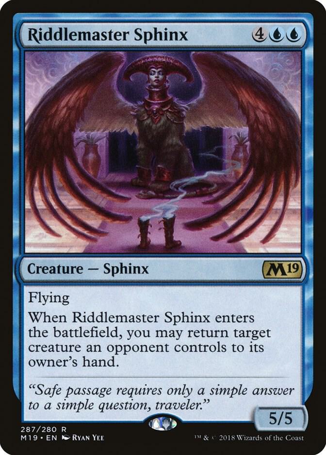 Riddlemaster Sphinx 287 (Core Set 2019)  | Good Games Adelaide SA