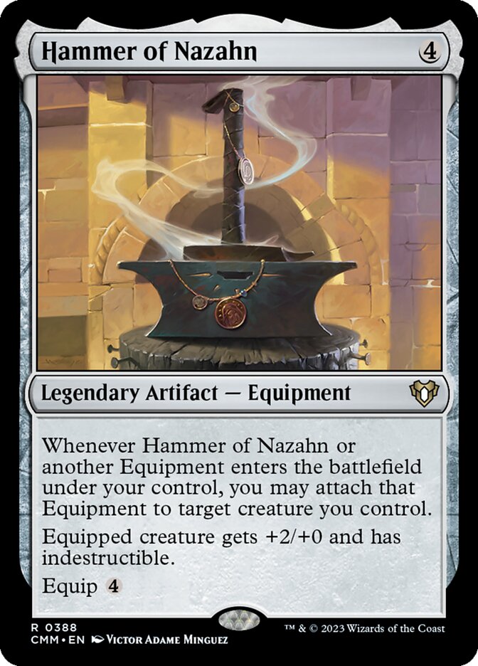 Hammer of Nazahn 388 (Commander Masters)  - Foil | Good Games Adelaide SA
