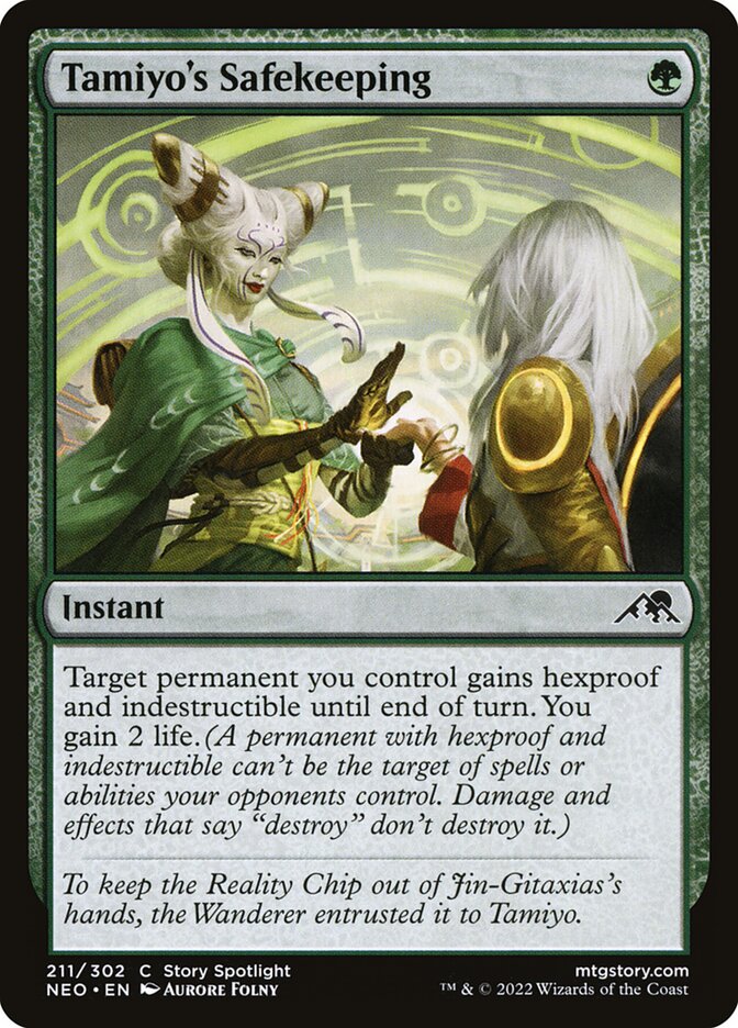 Tamiyo's Safekeeping 211 (Kamigawa: Neon Dynasty)  - Foil | Good Games Adelaide SA