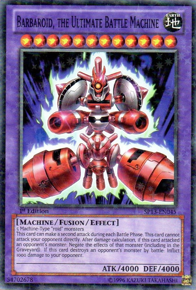Barbaroid, the Ultimate Battle Machine [SP13-EN045] Starfoil Rare | Good Games Adelaide SA