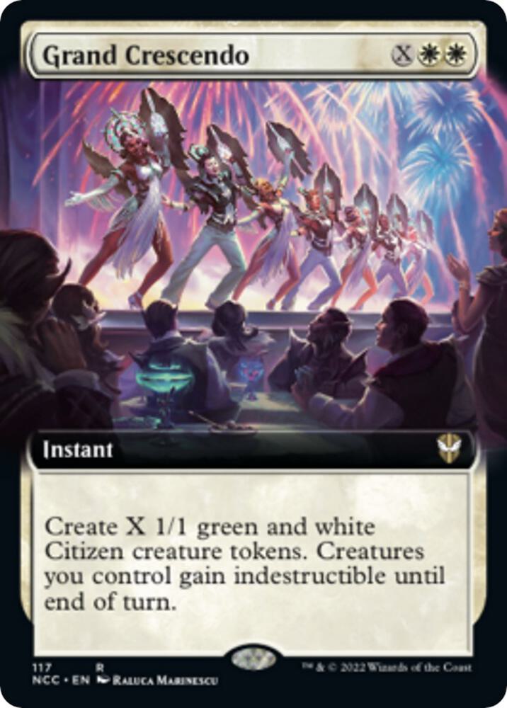 Grand Crescendo Extended Art 117 (Commander: Streets of New Capenna)  | Good Games Adelaide SA
