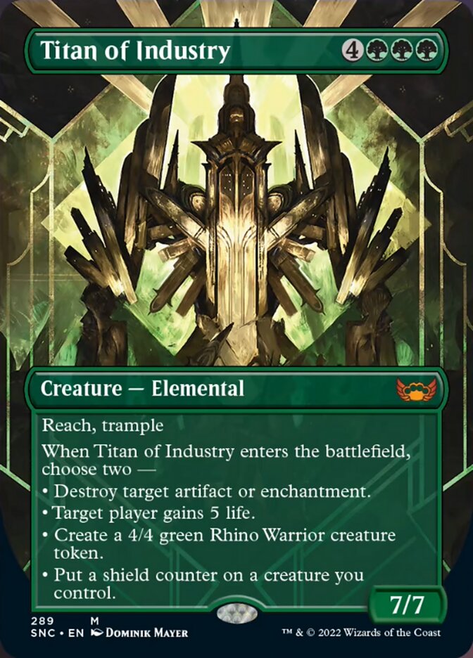 Titan of Industry (Borderless Alternate Art) [Streets of New Capenna] | Good Games Adelaide SA