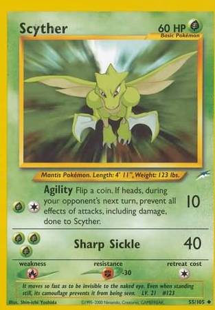 Scyther (55/105) [Neo Destiny Unlimited] | Good Games Adelaide SA