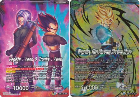 Vegeta: Xeno & Trunks Xeno // Vegeks, the Unsung Fusion Hero (Starter Deck Exclusive) [SD14-01] | Good Games Adelaide SA