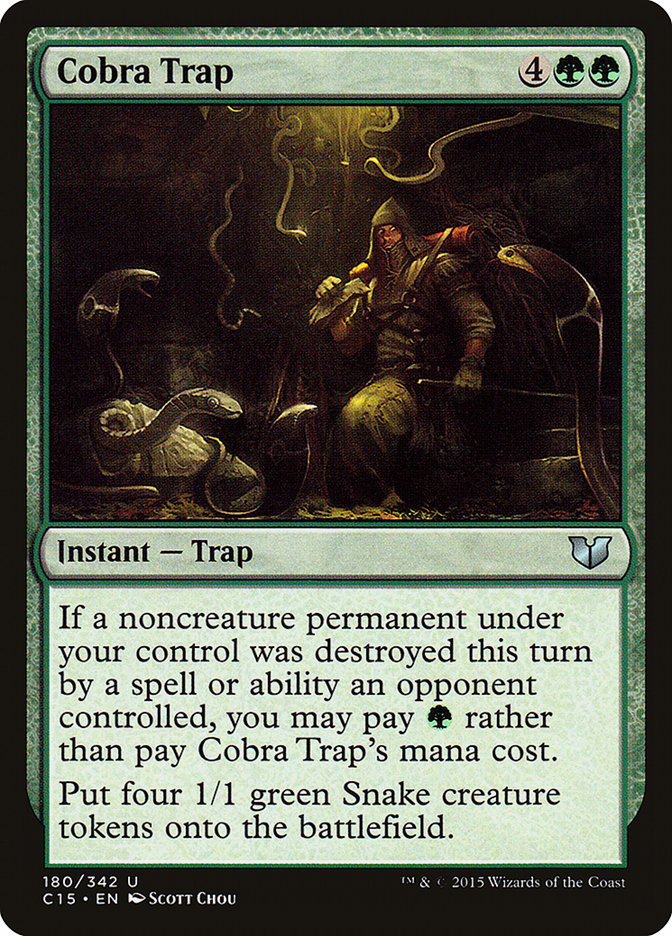 Cobra Trap 180 (Commander 2015)  | Good Games Adelaide SA