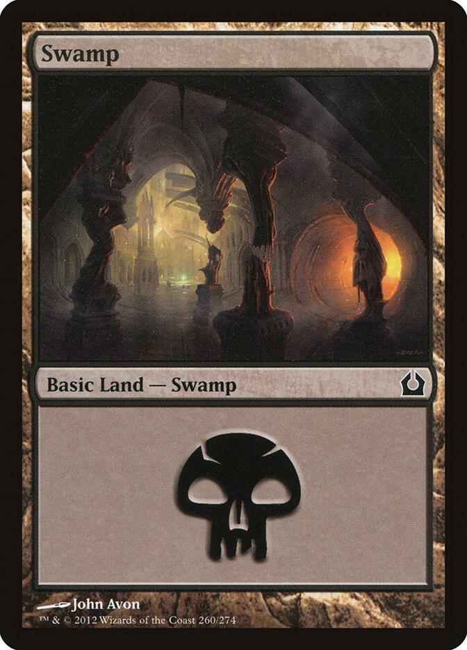 Swamp 260 260 (Return to Ravnica)  - Foil | Good Games Adelaide SA